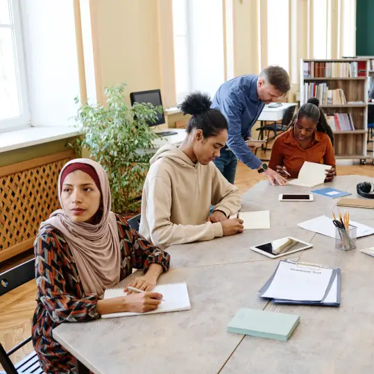 Happy People Studying at uscistestprep.com Test Preparation